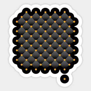 Black pattern Sticker